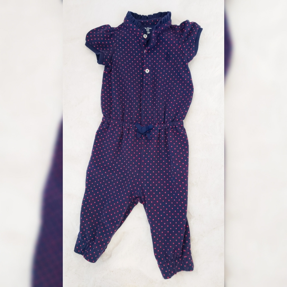 6M Girl Ralph Lauren Baby Romper